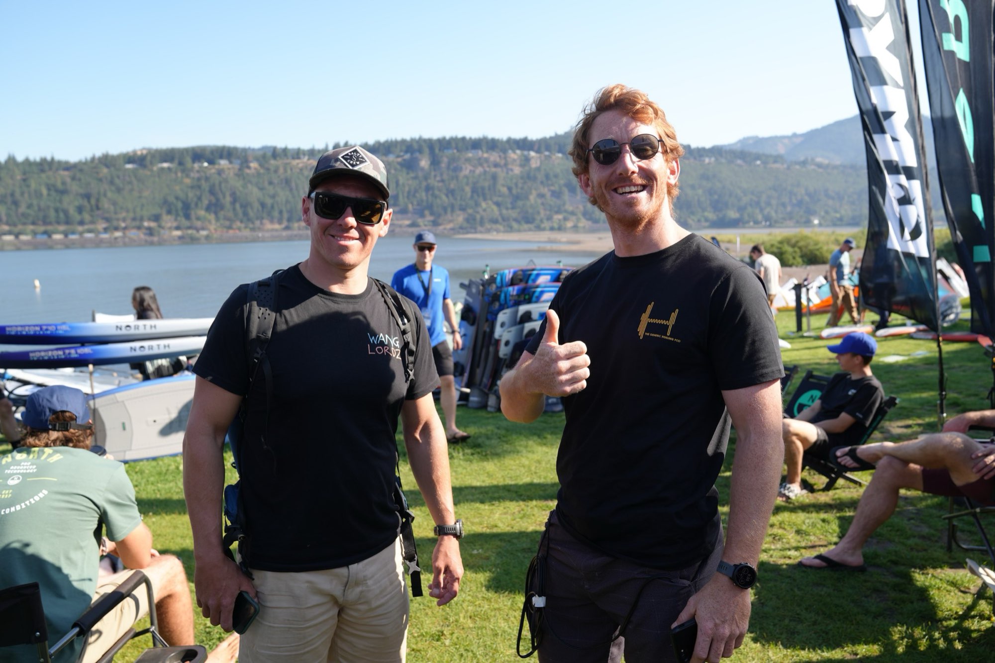 Freddie and Liam at the AWSI show in Hood River